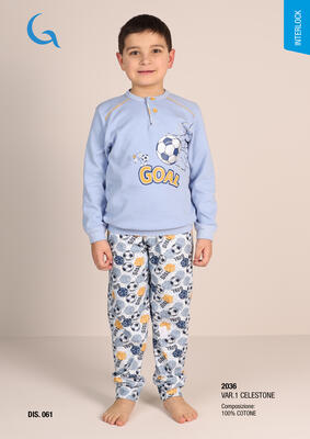 PIGIAMA BAMBINO M/L 2036 Tellini S.r.l. Ingrosso Abbigliamento